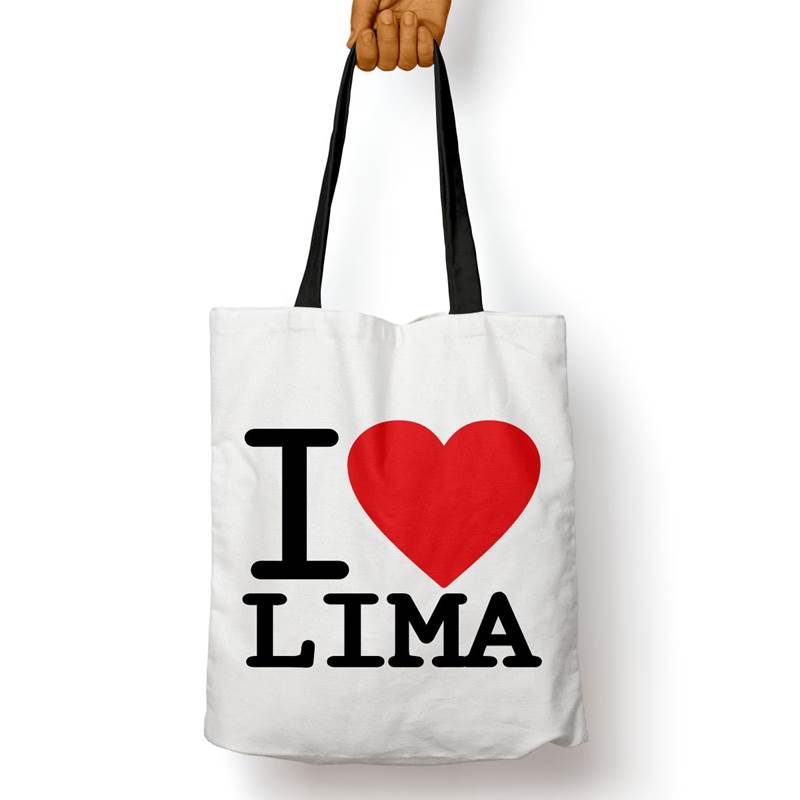 Bolso Básico Yo Amo Lima (D0004 Boleto.Store)