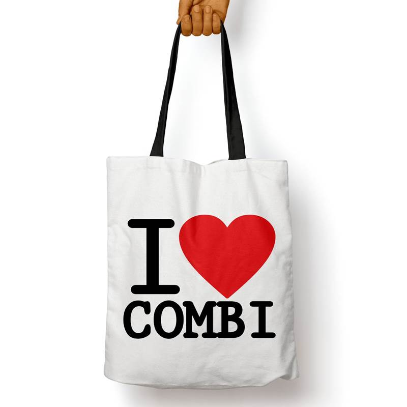 Bolso Básico I Love Combi (D0015 Boleto.Store)