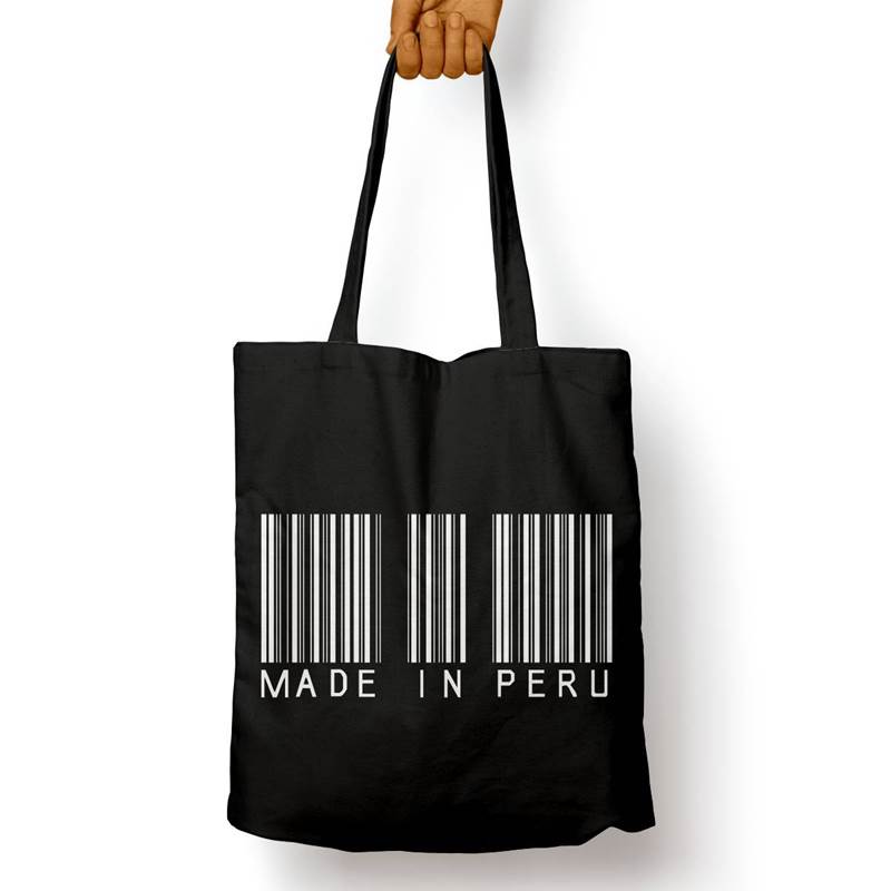 Bolso Básico Made In Peru Barcode (D0016 Boleto.Store)