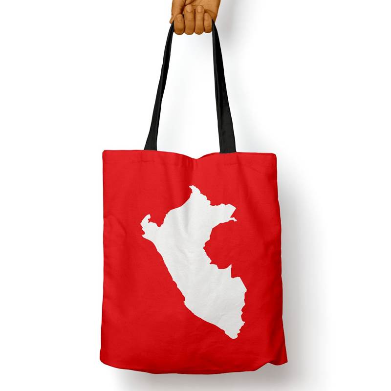 Bolso Básico Mapa Peru (D0017 Boleto.Store)