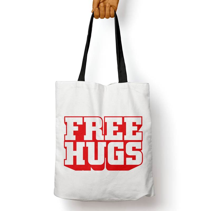 Bolso Básico Free Hugs (D0027 Boleto.Store)