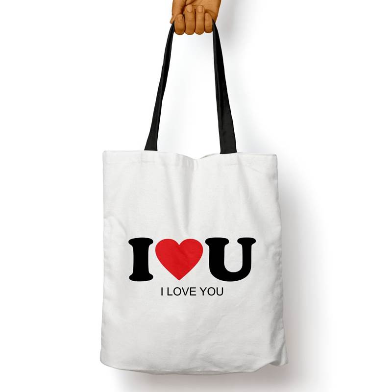 Bolso Básico I Love You (D0028 Boleto.Store)