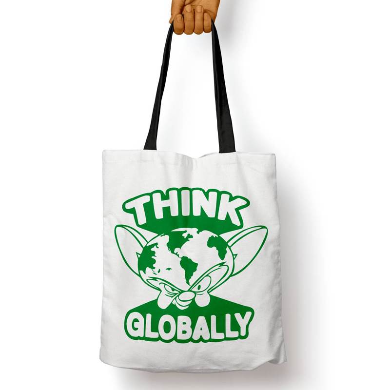 Bolso Básico Think Globally (D0046 Boleto.Store)