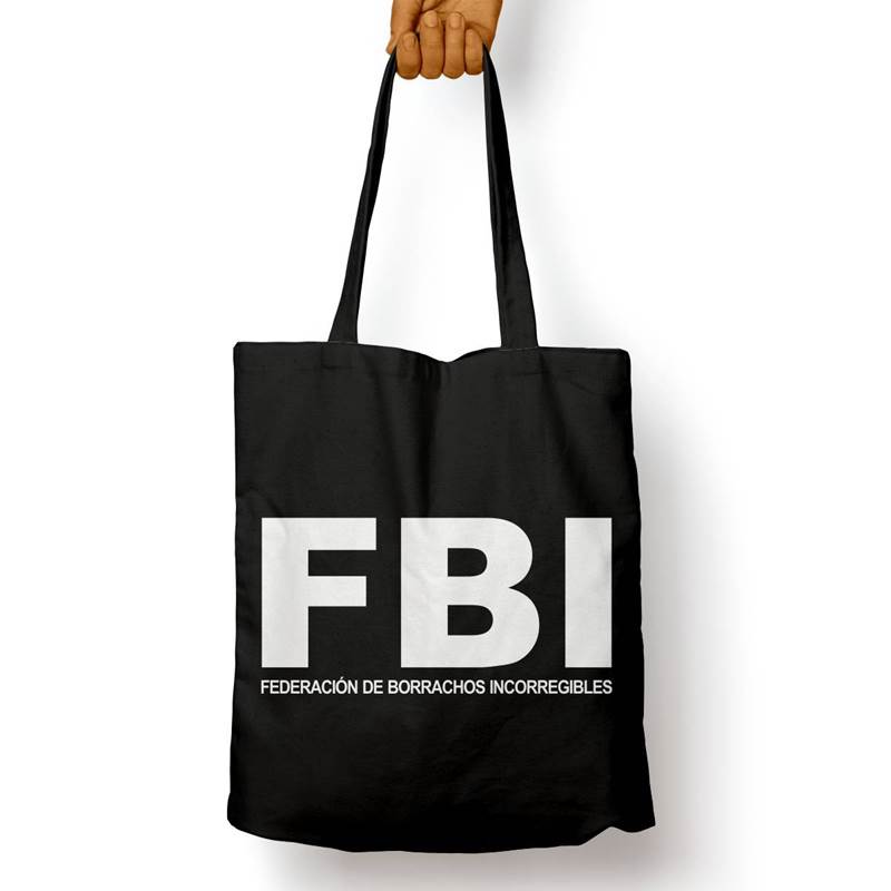Bolso Básico Fbi-Borrachos Incorregibles (D0057 Boleto.Store)