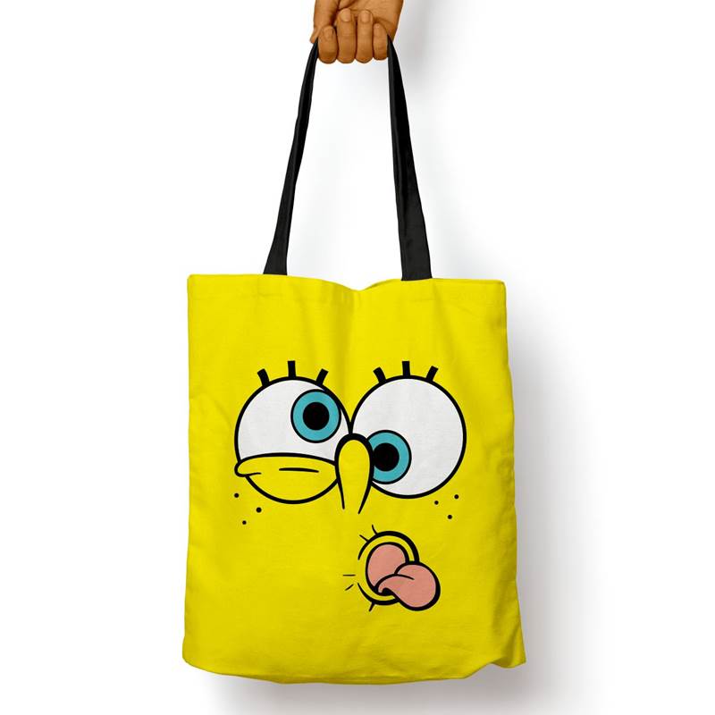 Bolso Básico Bob Esponja Loco (D0058 Boleto.Store)