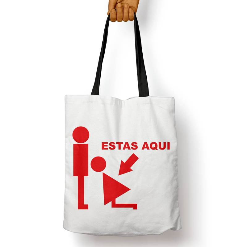 Bolso Básico Estas Aquí (D0093 Boleto.Store)