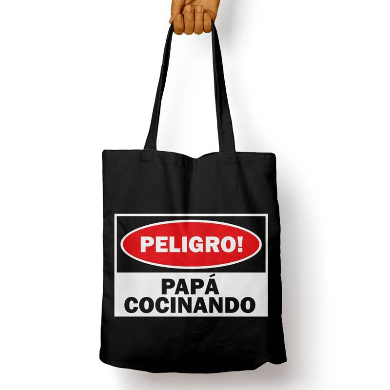 Bolso Básico Peligro! Papá Cocinando (D0116 Boleto.Store)