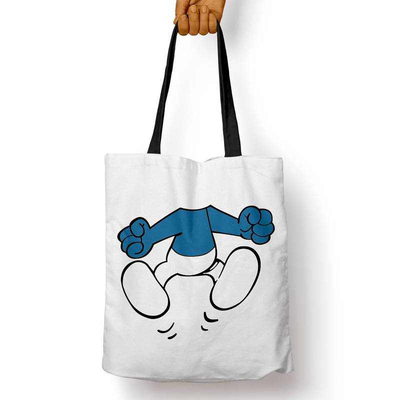 Bolso Básico Los Pitufos (D0133 Boleto.Store)