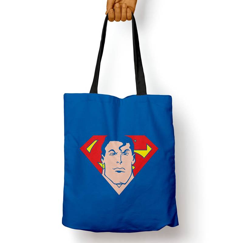 Bolso Básico Superman Face (D0147 Boleto.Store)