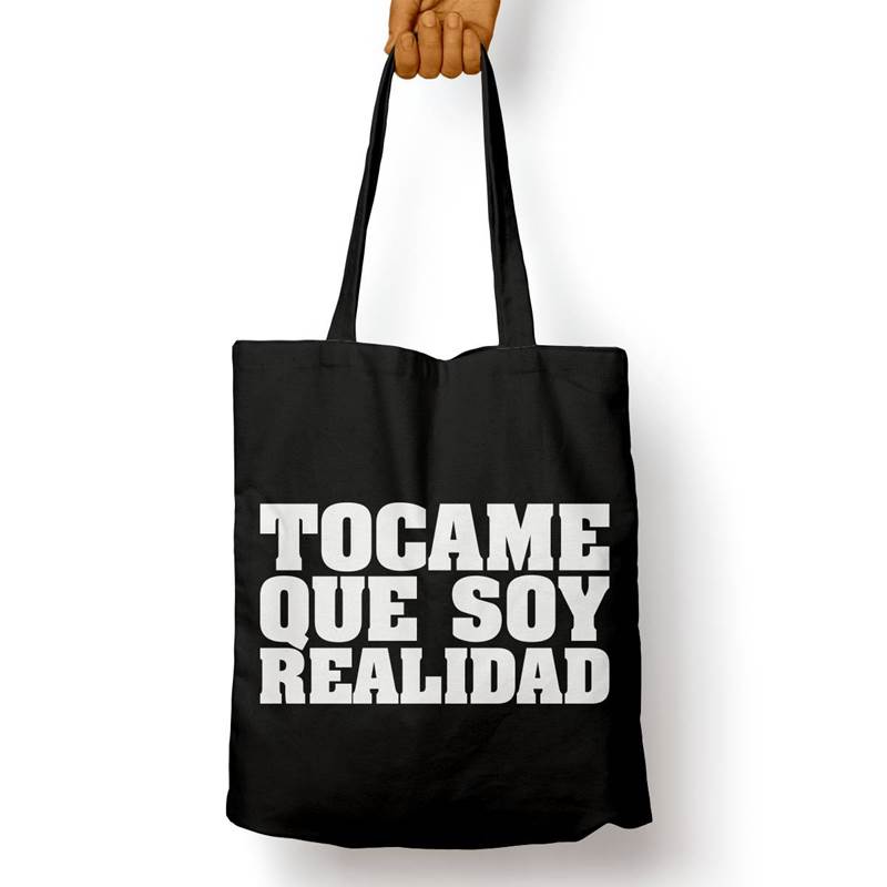 Bolso Básico Tocame Que Soy Realidad (D0153 Boleto.Store)