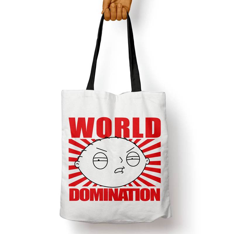 Bolso Básico World Domination (D0231 Boleto.Store)