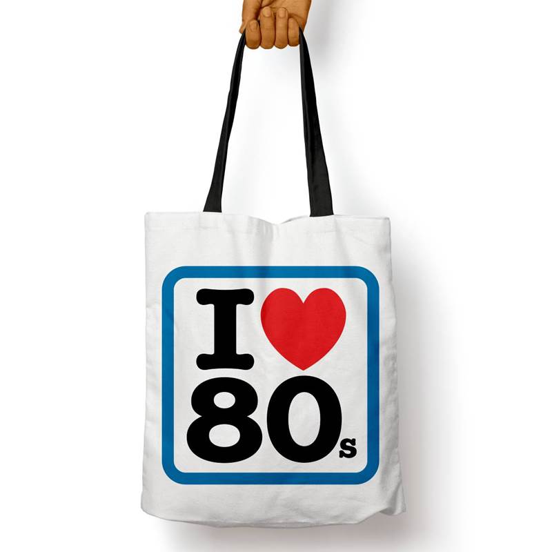 Bolso Básico I Love 80S (D0405 Boleto.Store)