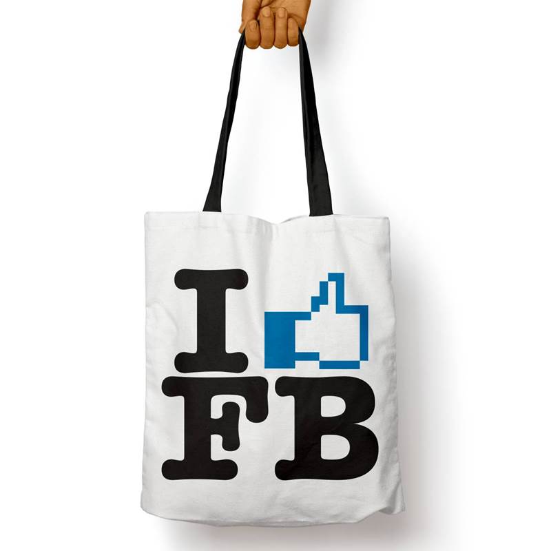 Bolso Básico I Love Fb (D0466 Boleto.Store)