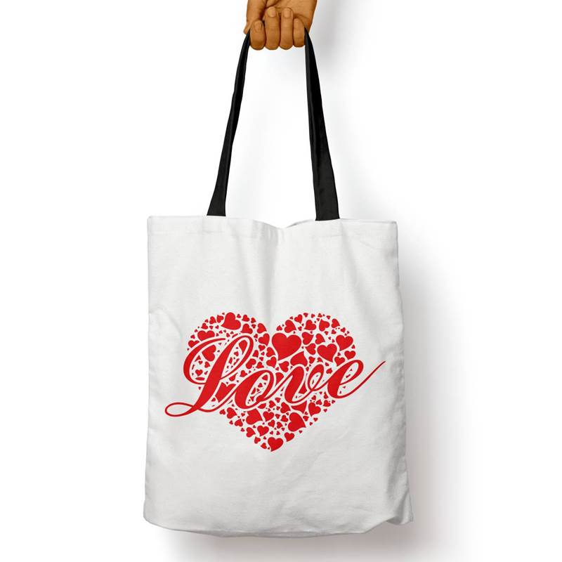 Bolso Básico Love Script Style (D0528 Boleto.Store)