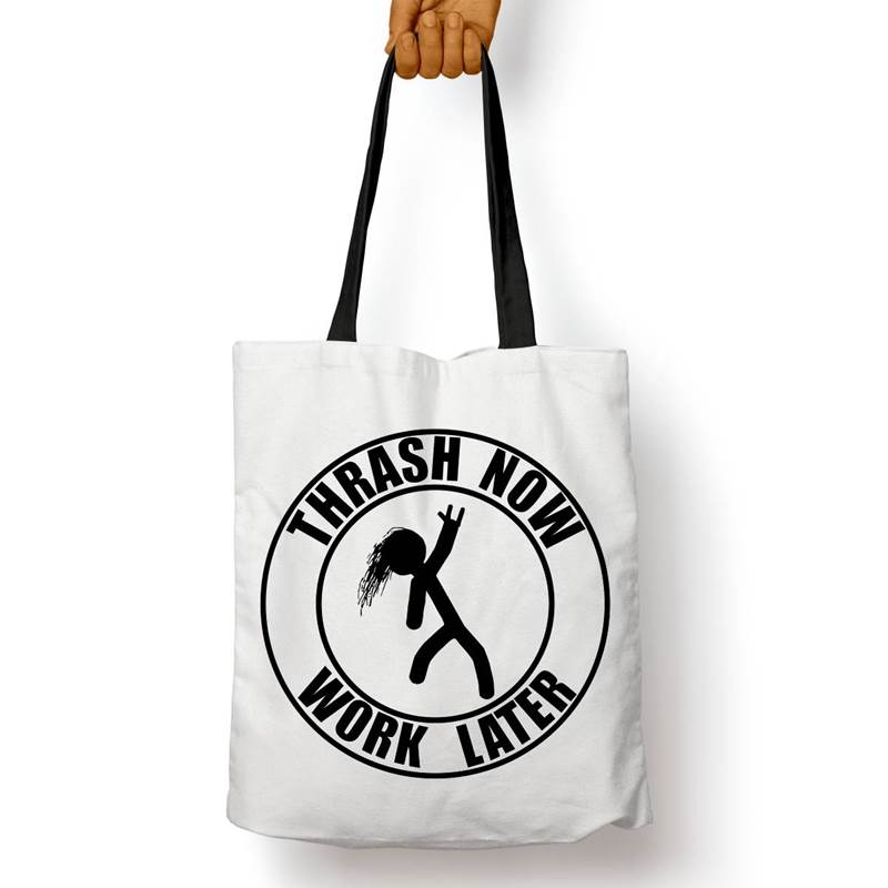 Bolso Básico Thrash Now Work Later (D0582 Boleto.Store)
