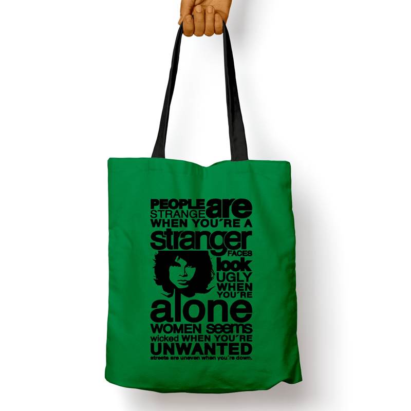 Bolso Básico The Doors Texto (D0622 Boleto.Store)
