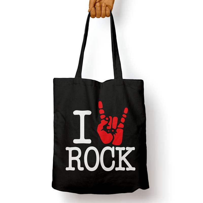 Bolso Básico I Love Rock (D0790 Boleto.Store)