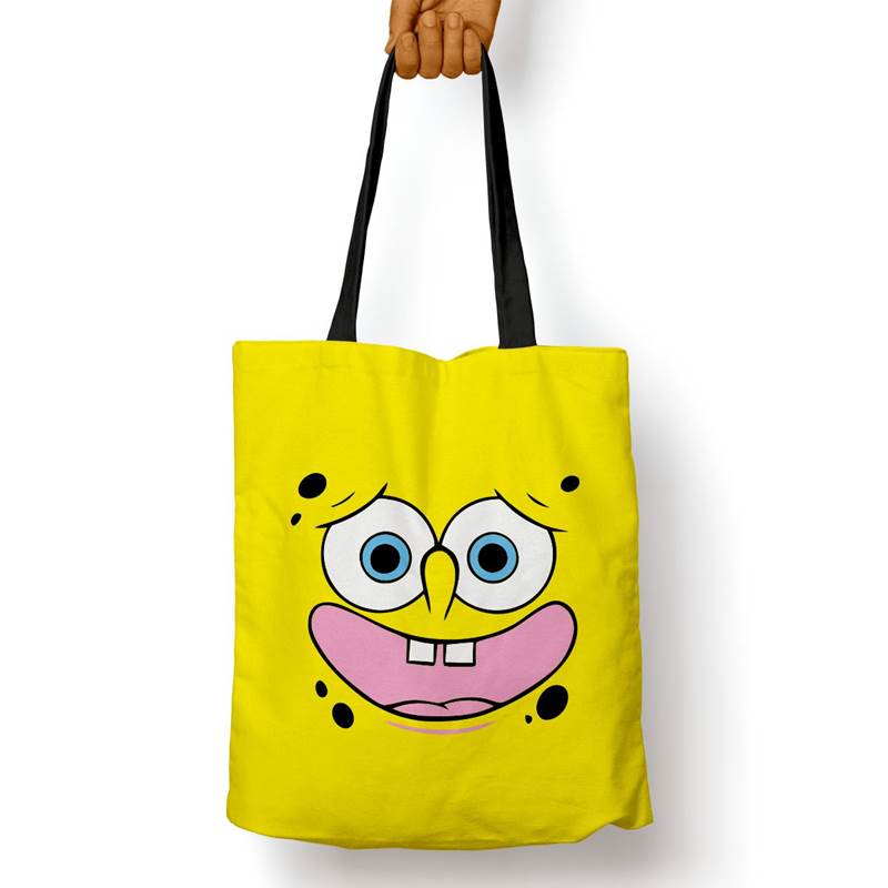 Bolso Básico Bob Esponja Asustado (D0806 Boleto.Store)