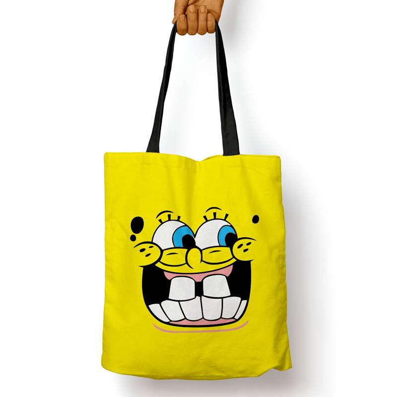 Bolso Básico Bob Esponja Ultra Feliz (D0815 Boleto.Store)