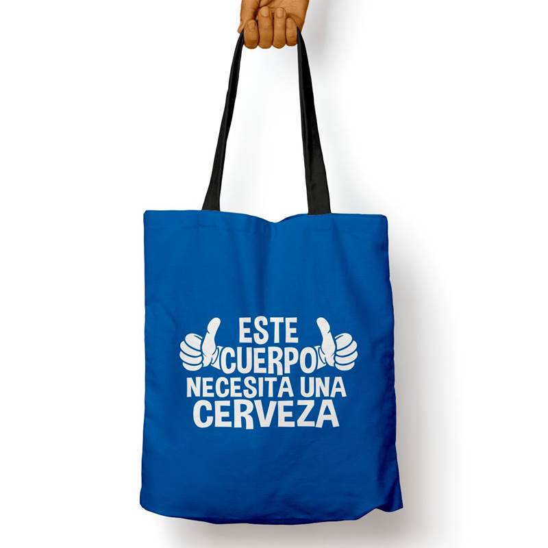 Bolso Básico Necesito Una Cerveza (D0839 Boleto.Store)