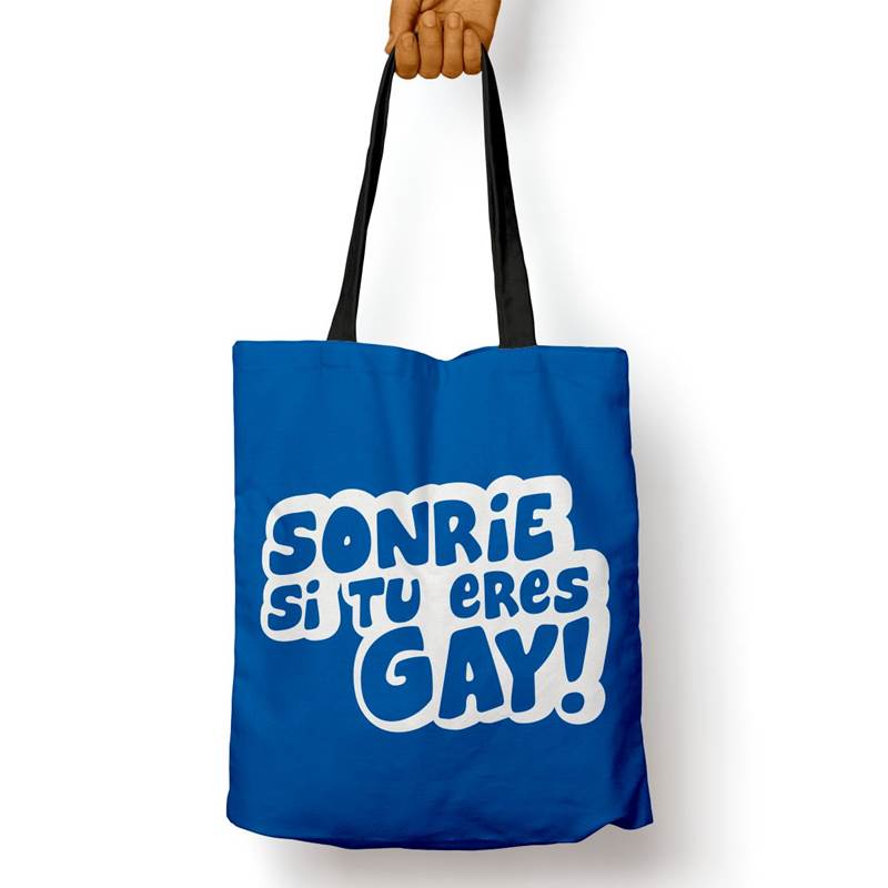Bolso Básico Sonrie Si Tu Eres Gay! (D0937 Boleto.Store)