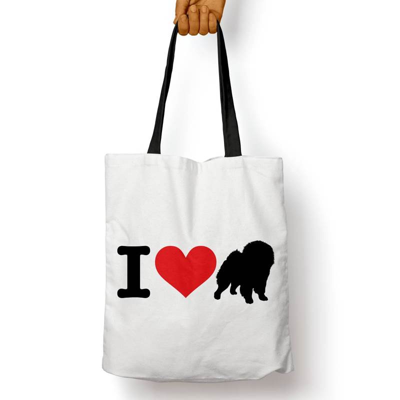 Bolso Básico I Love My Chow Chow (D0989 Boleto.Store)