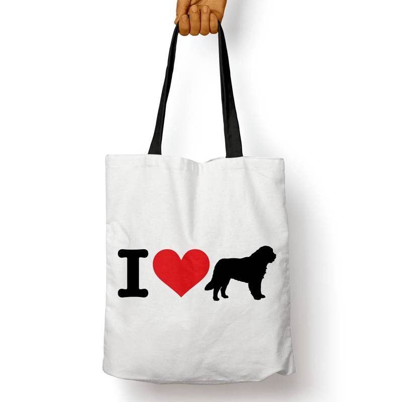 Bolso Básico I Love My San Bernardo (D1006 Boleto.Store)