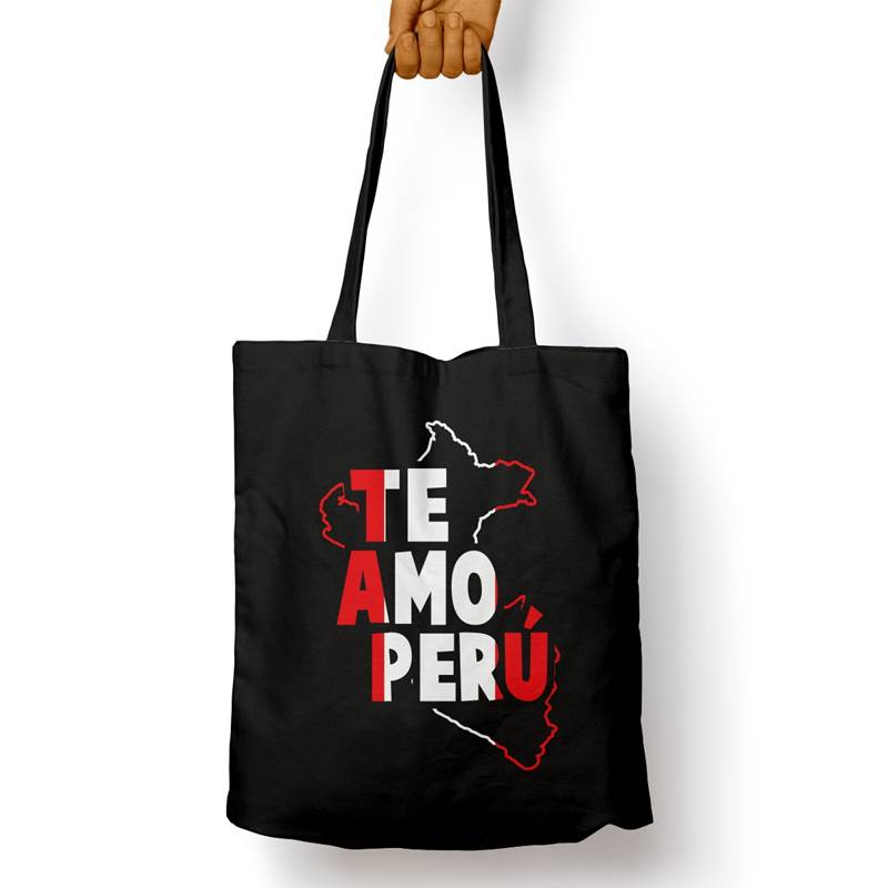 Bolso Básico Te Amo Perú (D1047 Boleto.Store)
