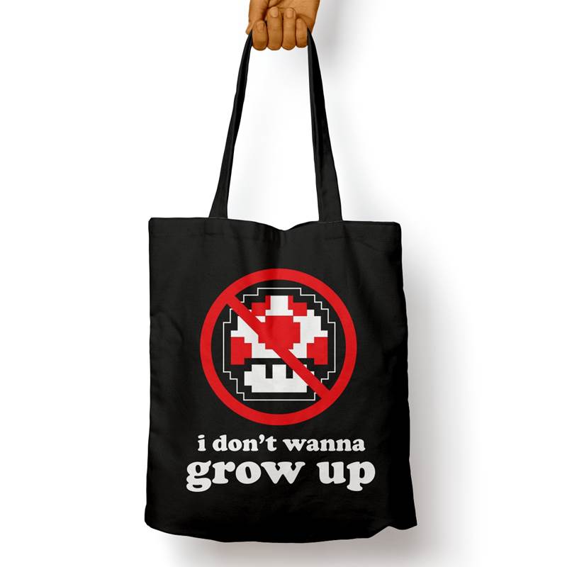 Bolso Básico Don'T Wanna Grow Up (D1076 Boleto.Store)