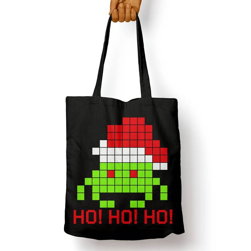 Bolso Básico Ho! Ho! Ho! 8-Bit (D1109 Boleto.Store)