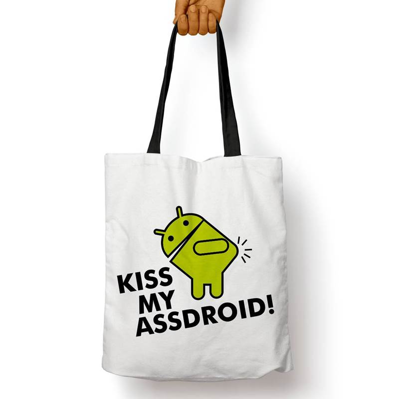 Bolso Básico Kiss My Assdroid (D1223 Boleto.Store)