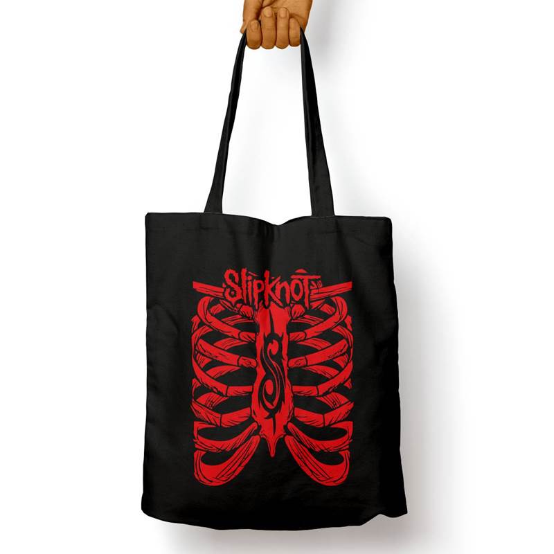 Bolso Básico Slipknot Skull (D1381 Boleto.Store)