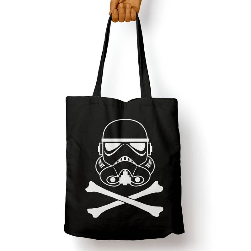 Bolso Básico Stormtrooper Skull (D1388 Boleto.Store)