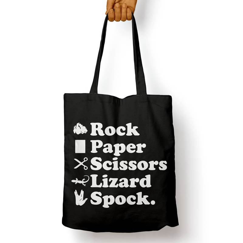Bolso Básico Rock Paper Spock (D1426 Boleto.Store)