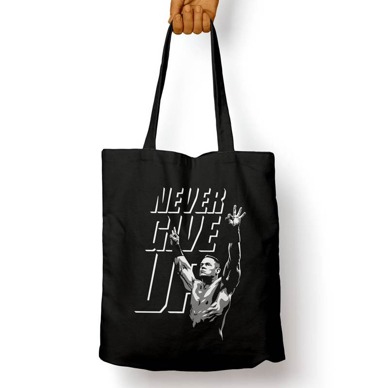 Bolso Básico Never Give Up (D1438 Boleto.Store)