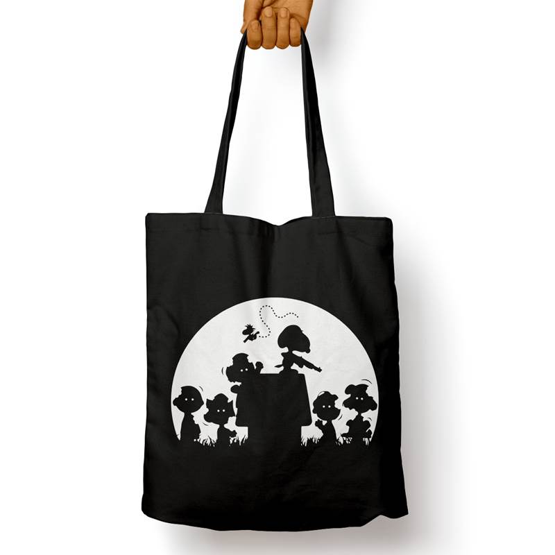 Bolso Básico Snoopy Silueta (D1560 Boleto.Store)
