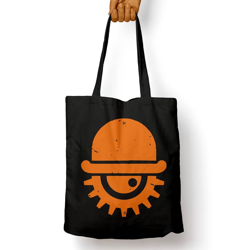 Bolso Básico Naranja Mecanica (D1598 Boleto.Store)