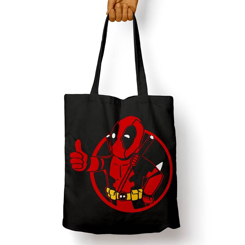 Bolso Básico Deadpool Caricatura (D1600 Boleto.Store)
