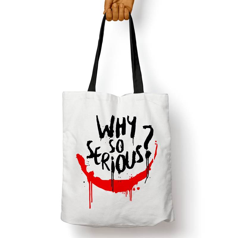 Bolso Básico Why So Serious? (D1686 Boleto.Store)