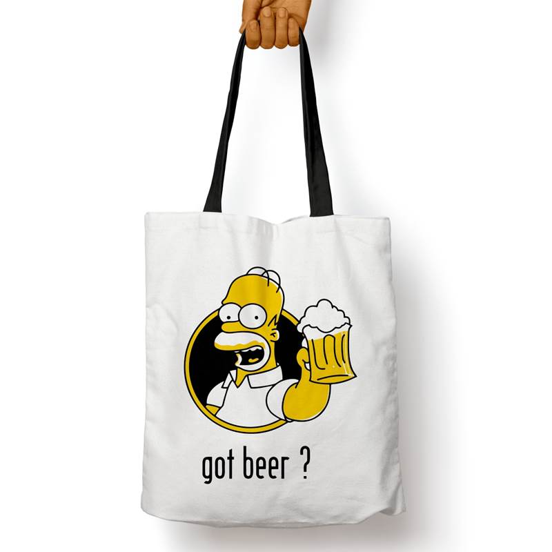 Bolso Básico Got Beer Homero (D1691 Boleto.Store)