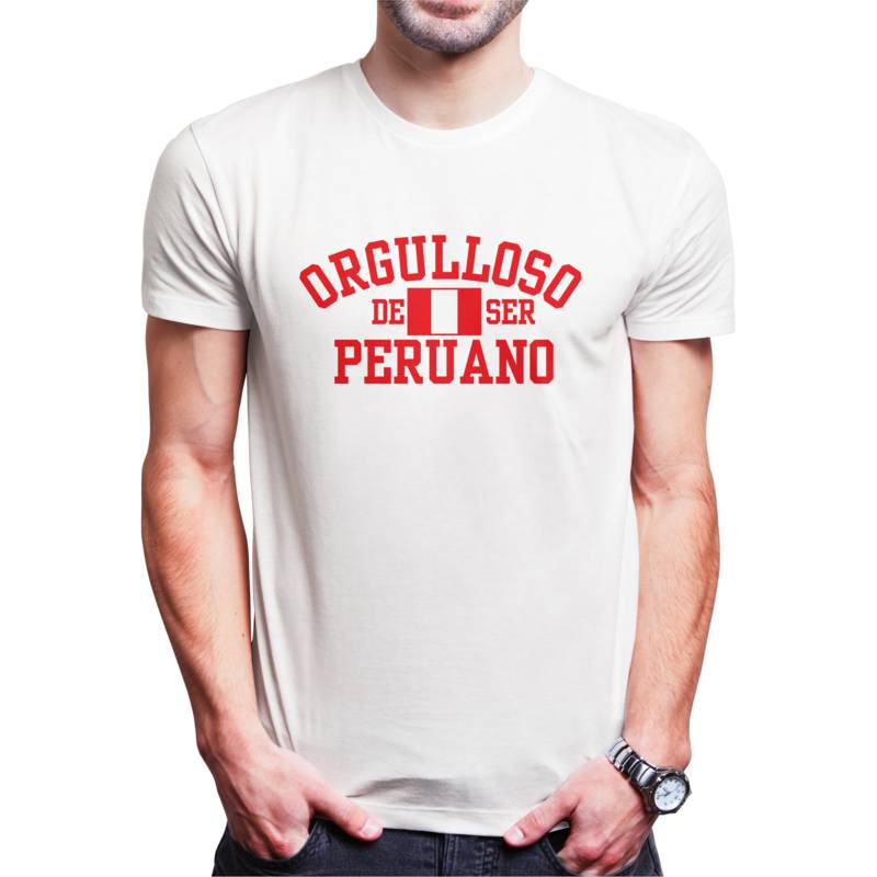 Polo Varon Orgulloso De Ser Peruano (D0203 Boleto.Store)