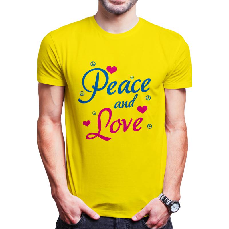 Polo Varon Peace And Love (D0205 Boleto.Store)