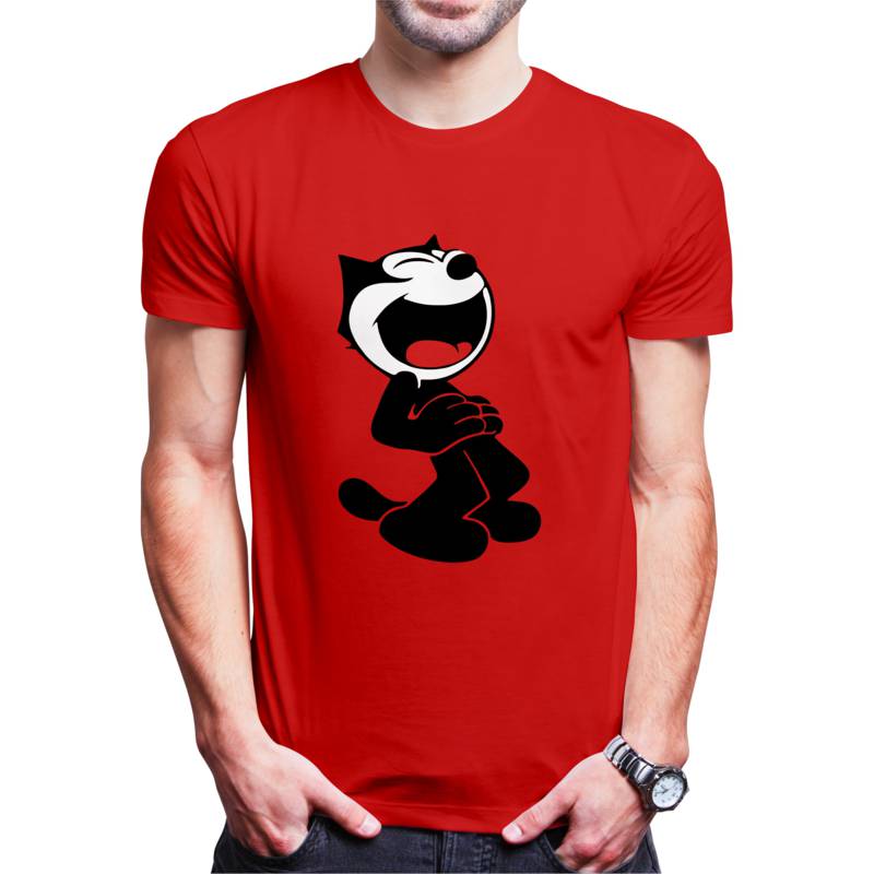 Polo Varon Felix The Cat Happy (D1706 Boleto.Store)