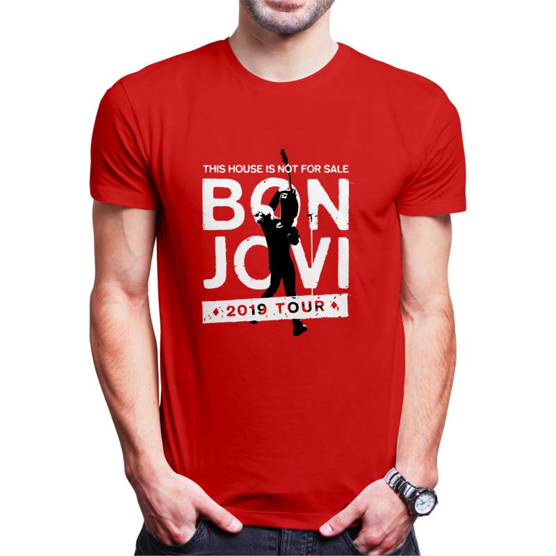 Polo Varon Bon Jovi 2019 Tour 2 (D1707 Boleto.Store)