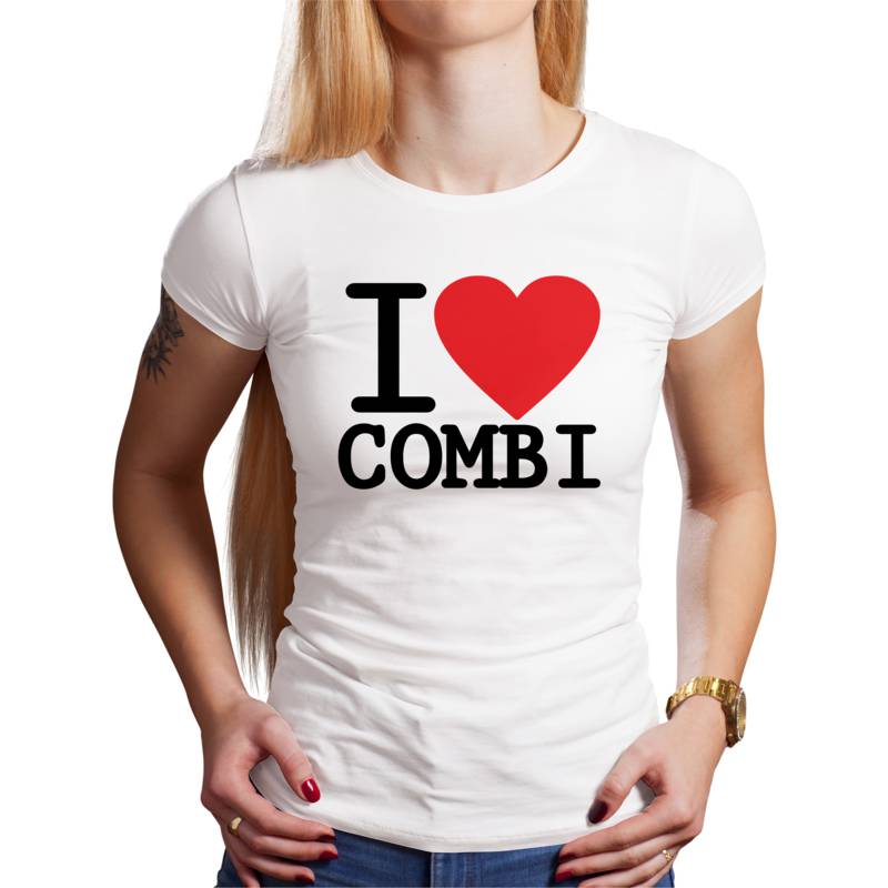 Polo Dama I Love Combi (D0015 Boleto.Store)