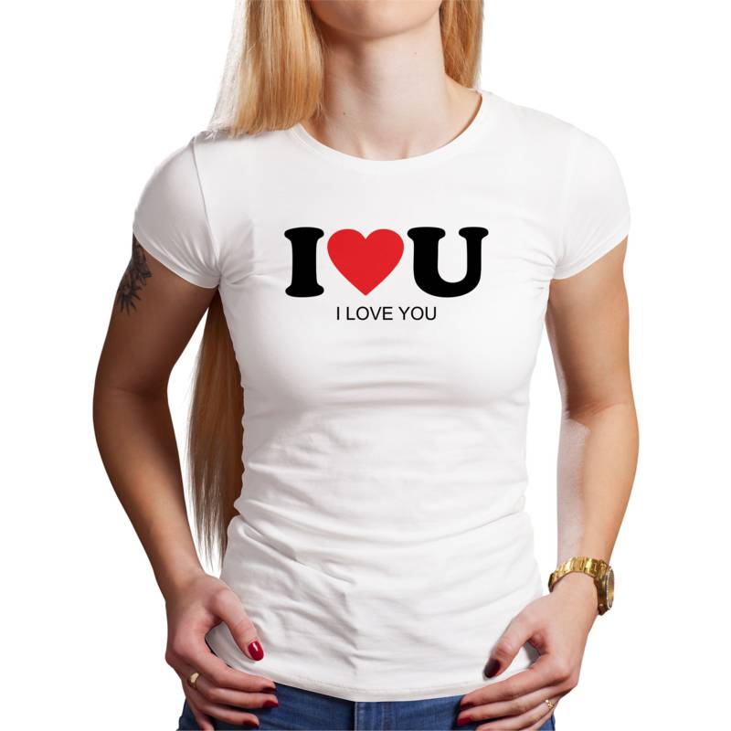 Polo Dama I Love You (D0028 Boleto.Store)