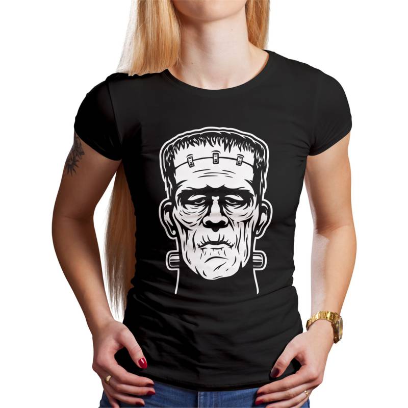 Polo Dama Frankenstein  (D1669 Boleto.Store)