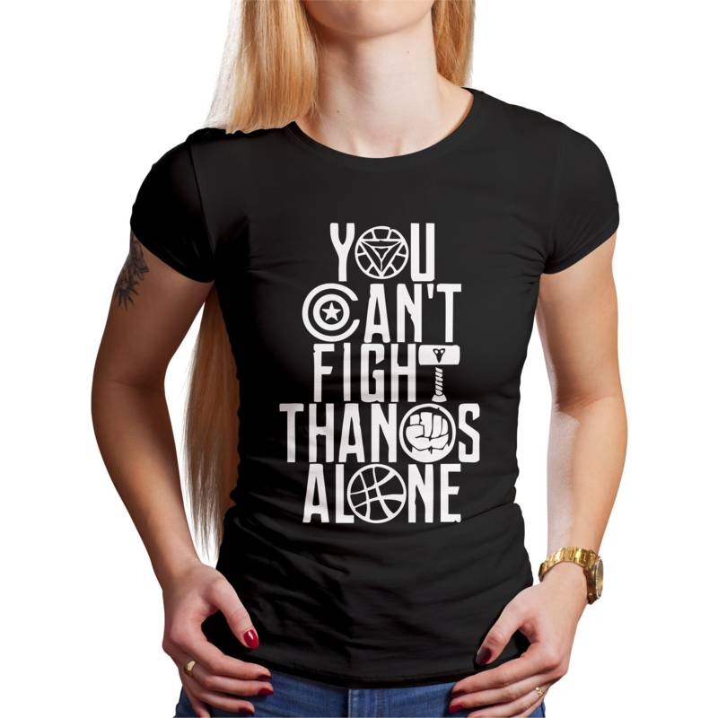 Polo Dama You Can'Y Figh Thanos (D1682 Boleto.Store)