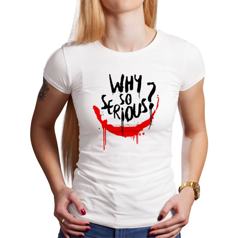 Polo Dama Why So Serious? (D1686 Boleto.Store)