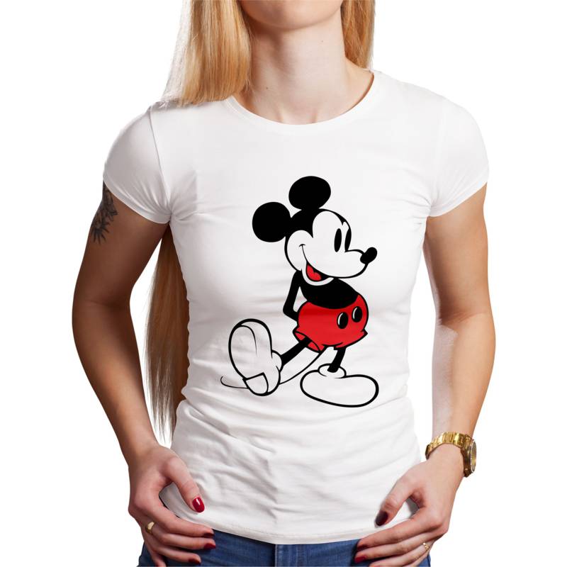 Polo Dama Raton Mickey (D1697 Boleto.Store)